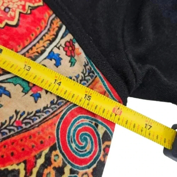 Bohemian Multicolor Maxi Dress Made In USA - Picture 5 of 9